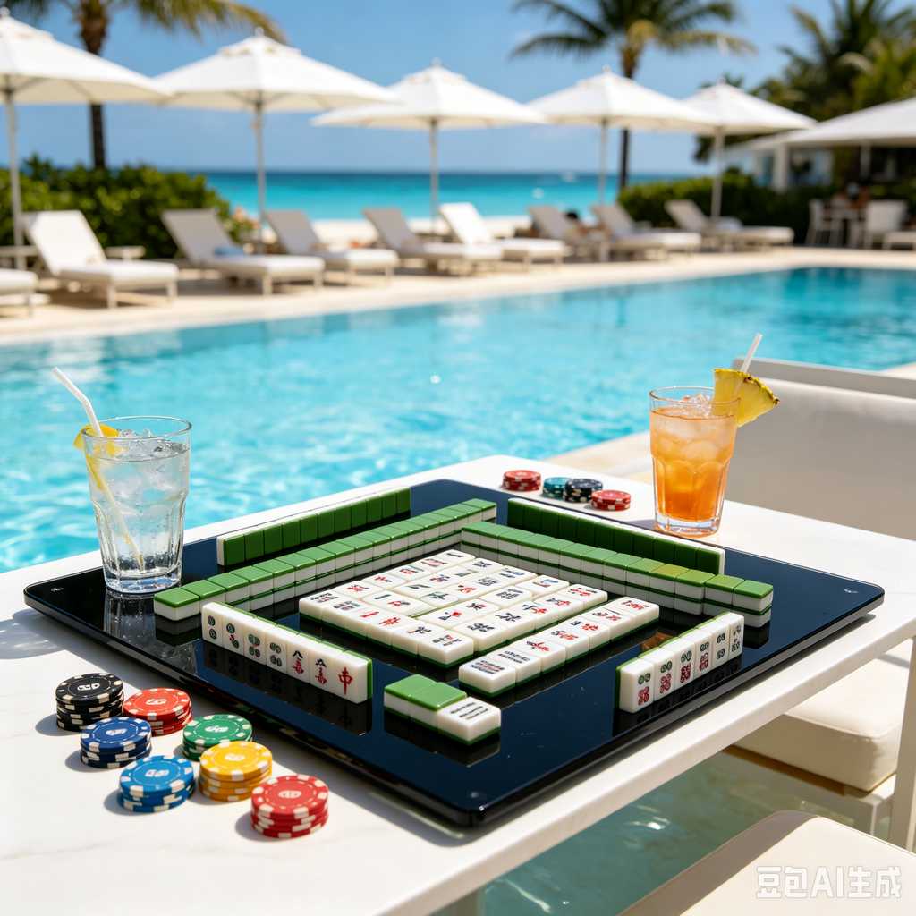 classic oriental board game mahjong