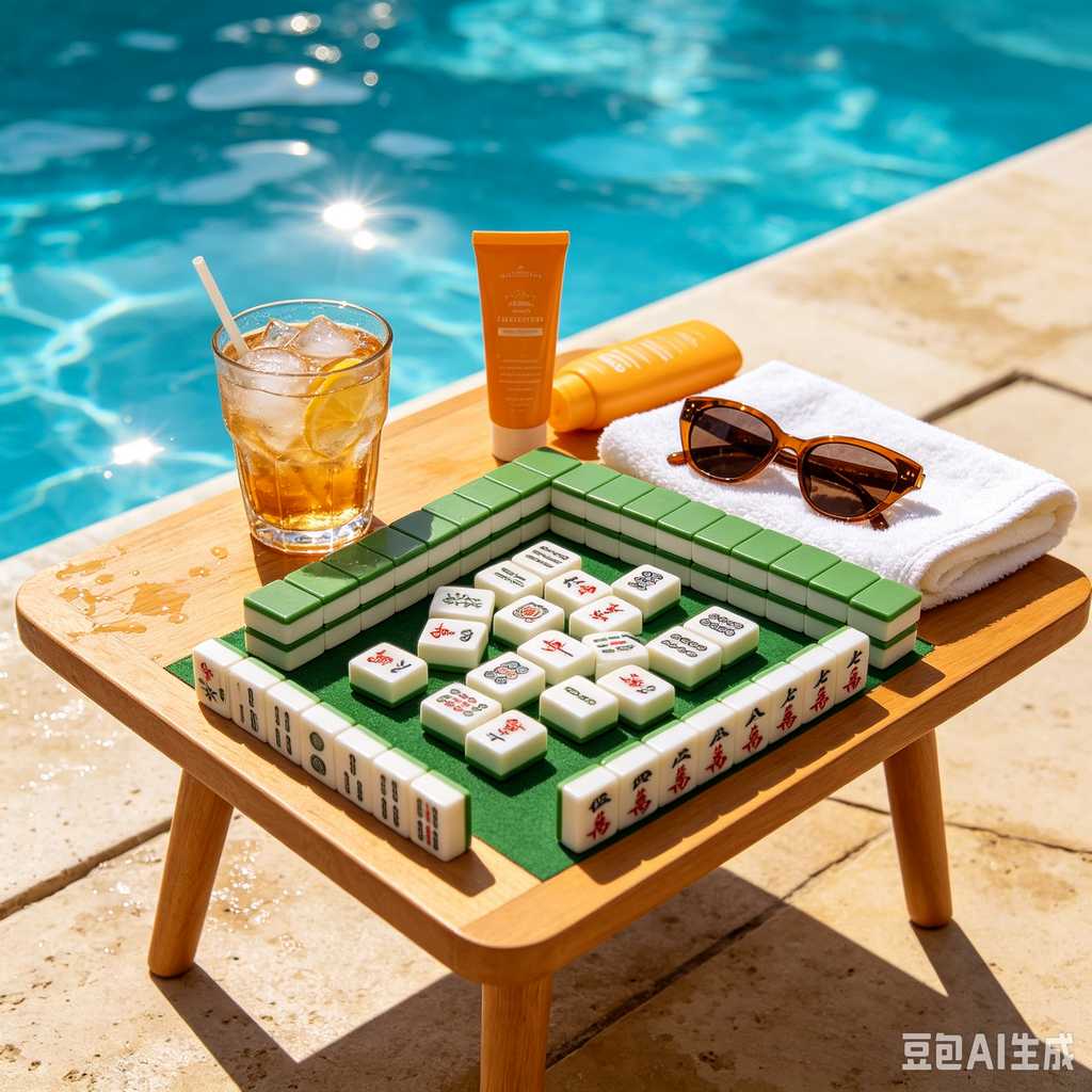 bamboo mahjong set